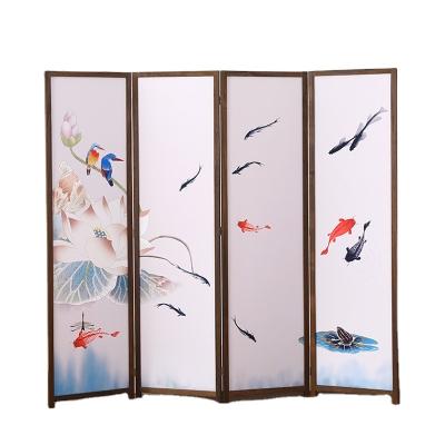 China CLASSIC Custom Portable Privacy Screens Folding Screens Room Divider Partition For Living Room for sale