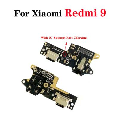 China Replace Phone Parts USB Dock Panel Flex Cable Damaged Charging Left Connector For Xiaomi Redmi 9 for sale