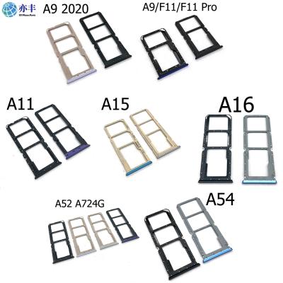 China Repair Mobile Phone Part For OPPO A1 A83 A1K A9 F11 A11 A12 A7N A15 A16 A31 A52 A72 A54 A55 A57 A59 pro metal SIM Card Tray Holder for sale