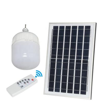 China Garden Solar Panel 150w 200w 300w Portable Rechargeable Emergency Solar Led Bulb Light for sale