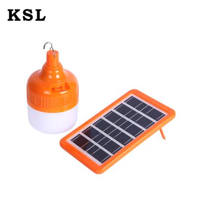 China Outdoor Indoor/Outdoor Garden Emergency Light Ip65 Waterproof 50w 100w Led Solar Bulb Light for sale