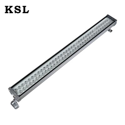 China Garden high brightness led linear bar lightip65 36w 48w 60w rgb outdoor dmx led wall washer light for sale