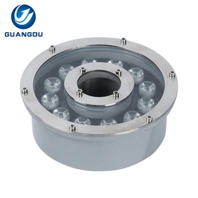 China Outdoor Waterproof ip68 LANDSCAPE Dmx Control 6w 9w 12w 18w Led Underwater Fountain Light for sale