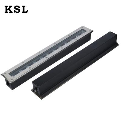 China Hot Sale 3W 6W 9W 12W Rgbw ip65 Outdoor Recessed Garden Inground Led Linear Underground Light for sale