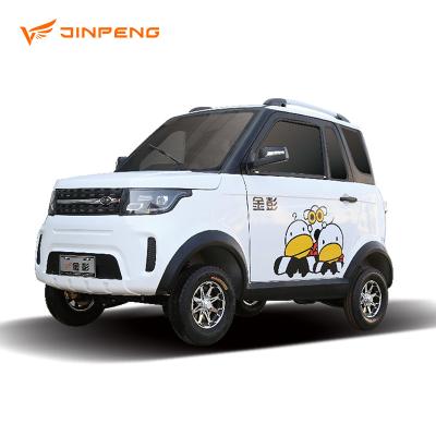 China JINPENG Long Range Four Wheel Closed Cabin Passenger Car For Daily Use 4.50-10 Tubeless for sale