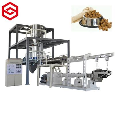 China Low Consumption Stainless Steel 5ton Dry Pet Food Production Line for sale