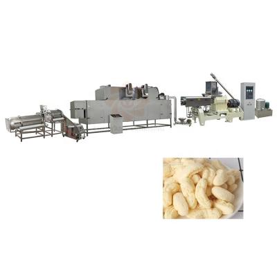 China Good Selling Extruded Stainless Steel 100kg/h-1000kg/h Corn Popped Snacks Food Production Line for sale