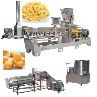 China food & Beverage Factory Food & High Quality Beverage Factory Small Cheese Ball Puffed Corn Snacks Making Machine for sale