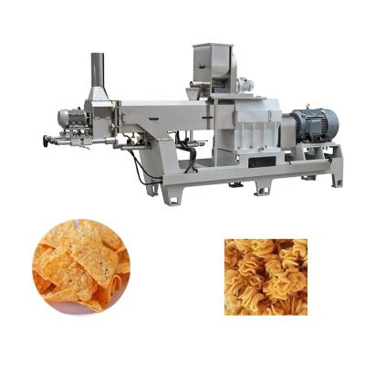 China 304 Stainless Steel 304 Stainless Steel Wheat Corn Wheat Flour Snacks Triangle Dorito Fries Automatic Puff Fried Snacks Extruder for sale