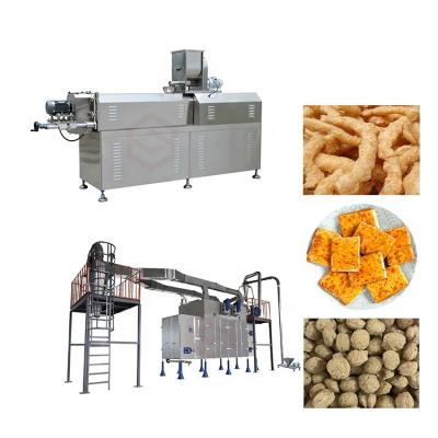 China food & Beverage Factory Food & Textured Meat Protein Chunks Artificial Soybean Meat Making Machines for sale