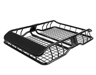 China Foldable Small Package Size Car Roof Rack Basket Design Steel New for sale