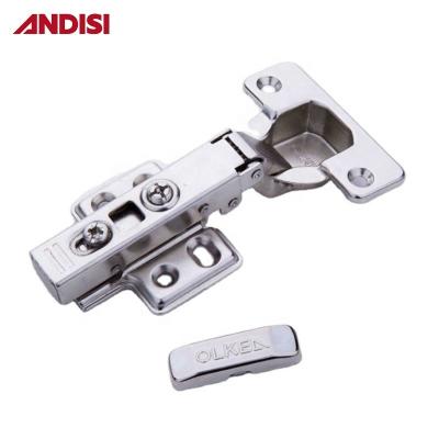 China Furniture Hinge Clip On Cabinet Straight Full Overlay Hydraulic Door Soft Close Hinges for sale