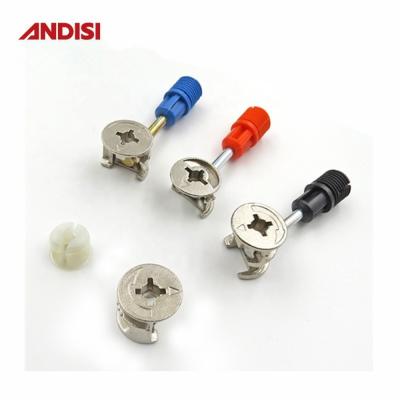 China Moderne design meubels aansluitend accessoires 2 in 1 Cam Lock Mini Fix bevestigingen voor meubels Te koop