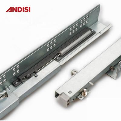 China Cold Rolled Steel Concealed Undermount Drawer Slide for Modern Design Kitchen Cabinet for sale