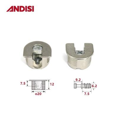 China 13mm Height Zinc Alloy Cabinet Connector Cam Lock Housing for Wood Joint Rafix Connector for sale