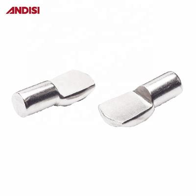 China Mobiliário hardware 5mm/7mm aço revestido de zinco porta prateleira Stud Bracket 8mm comprimento pinos à venda