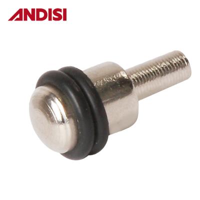 Cina Gabinetto Acciaio Gomma Anello Ripiano di vetro Supporto 5mm Stud Portante Bracket Ripiano Pin in vendita