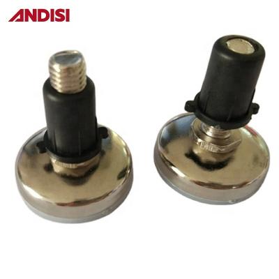 China Furniture Cabinet Accessories Metal Adjustable Screw Threaded Glide Leveling Feet for sale