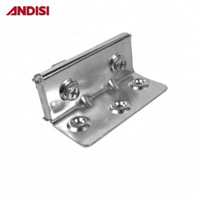 China Mobiliário de quarto Hardware Conexão de Metal Corner Bracket de cama para madeira Metal Quadro de cama à venda