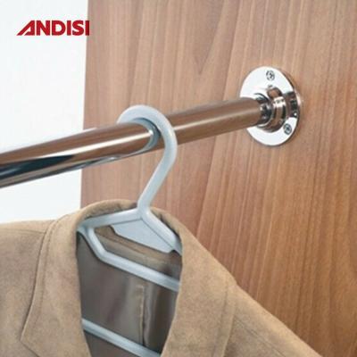 China Stijlvolle Matt Zwarte Garderobe Tube voor Garderobe Staaf en Kleding Hangend Rail Langdurig Te koop