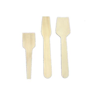 China Disposable Biodegradable Disposable Ice Cream Wooden Spoon for sale