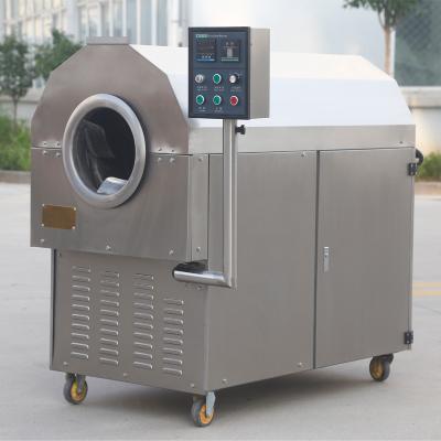 China Snack Factory Food Grade Stainless Steel Sesame Roaster Coffee Burner Machine for sale