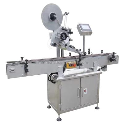 China Food labeling machine surface flat bottle small automatic self-adhesive labeler for sale