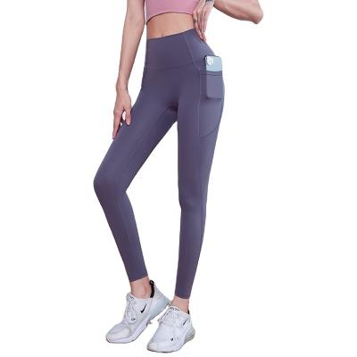 China New Logo Seamless Workout High Waist Fashion Gaiters Gym Breathable Custom Women Fitness Yoga Wear Super Soft Sports Pockets Pants for sale