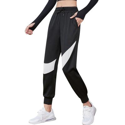 China Wholesale Summer Sweatpants Custom Breathable 100% Polyester Workout Trouser Pants Women Sports Pants Pants With Pockets for sale