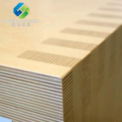 China Modern High Gloss UV Panel Furniture Prefinished Birch Plywood for sale