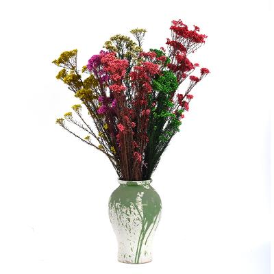 China Wholesale Natural Touch Natural Fresh Touch Real Touch Preserved Flower 70cm Dry Rice Flower Millet Flower For Home Wedding Decoration for sale