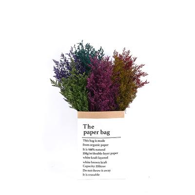 China Non-Toxic Popular Ins Flower Soft Color Grass Preserved Valentine Herb Dried Flowers Dried Limonium Preserved Lovergrass for sale