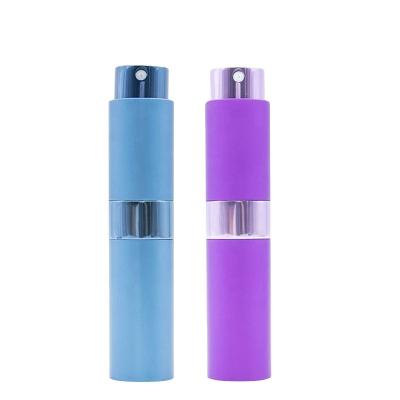 China Empty Perfume Bottle 8ml Spray Bottle For Travel Atomizer Metal Glass Perfume Containers Bottle Empty Aluminum Atomizer Perfume Bottle for sale