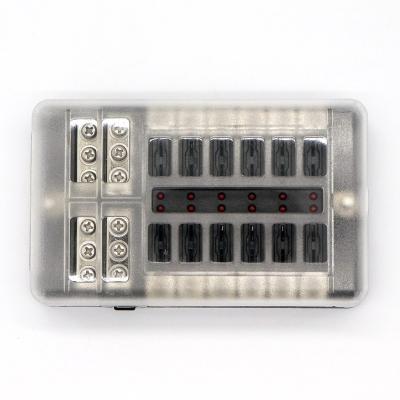 China Energy Tools Marine Home Battery System Connection 12 Way Fuse Block Busbar Car Kits for sale