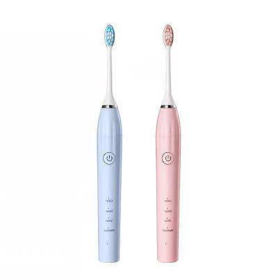 China Teeth Cleaning Custom Logo Rechargeable Automatic Electric Toothbrush Cordless Toothbrush For Adults for sale