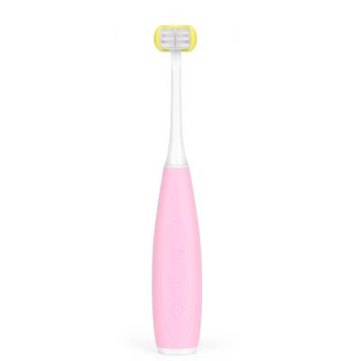 China New profesional battery operated portable dog toothbrush 360 degree electric sonic toothbrush for dog for sale