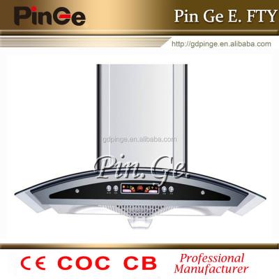 China Hotel Range Wall Mounted Hood / Cooker Hood For Kitchen 90CM PG506H-90 for sale