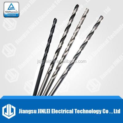 China DIN 340 Metal Drilling Bits Extra Long HSS Twist Drill Straigth Shank Auger Drilling Bits for sale