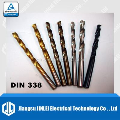 China German metal drilling drill bit hss straight shank roll forged din 338 twist drill bit for sale