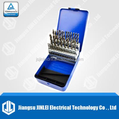 China Metal Drilling Machines Fractional Drill Bit Set HSS 1-6mm In 0.1mm Increments 51pc for sale