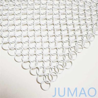 China Decorative Stainless Steel Chainmail Ring Mesh Curtains Building Facades for sale