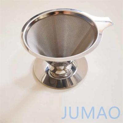 China Reusable Sintered Stainless Steel Wire Mesh Filter Coffee Basket for sale