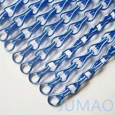 China Galvanized Aluminum Metal Chain Link Curtains indoor Door Dividers for sale