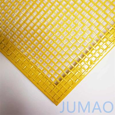 Chine Grille de séparation de la salle décorative en treillis métallique jaune SS201 ODM à vendre