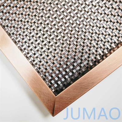 China Antique Copper Cabinet Mesh Inserts Wire For Bookcases Door for sale