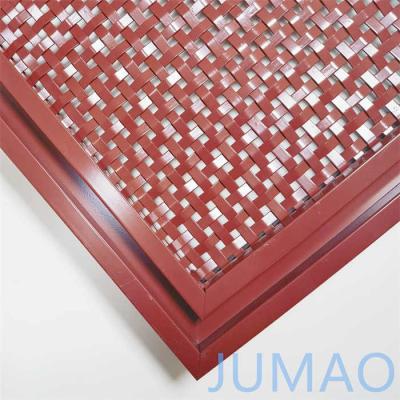 China Square Hole Cabinet Door Inserts Metal Wire Mesh ODM for sale