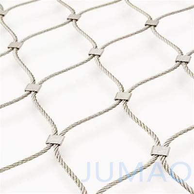 China Animal Fence 316 Stainless Steel Cable Mesh Wire Rope Netting for sale