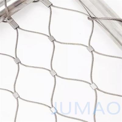 China Antirust Galvanized Stainless Steel Rope Mesh Cable For Buildings for sale