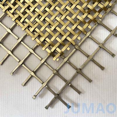 China Industrial Wide Crimped Architectural Wire Mesh Aluminum Decorative for sale