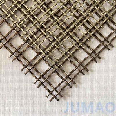 China Various Colors Diamond Square Architecture Custom Mesh In 1-6m Length à venda